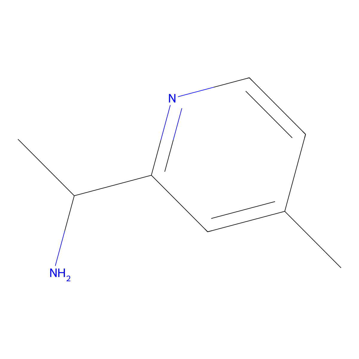 (R)-1-(4-Methylpyridin-2-yl)ethan-1-amine molecular structure, CAS 1213975-81-5