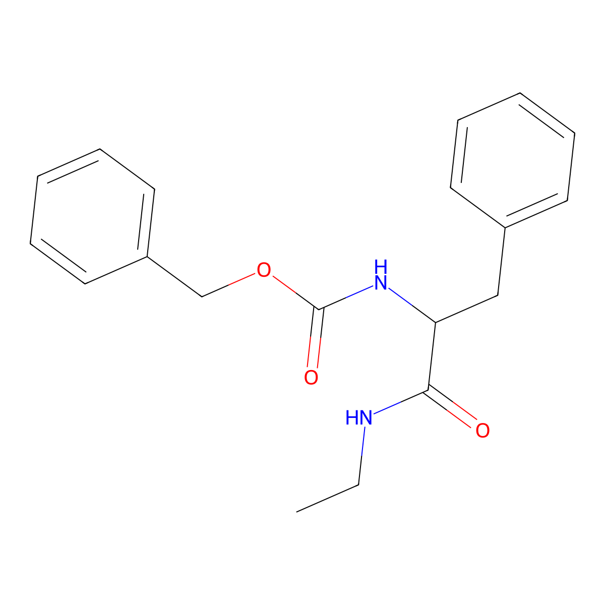 Ethyl N-Cbz-DL-Phenylalaninamide molecular structure, CAS 1214107-68-2