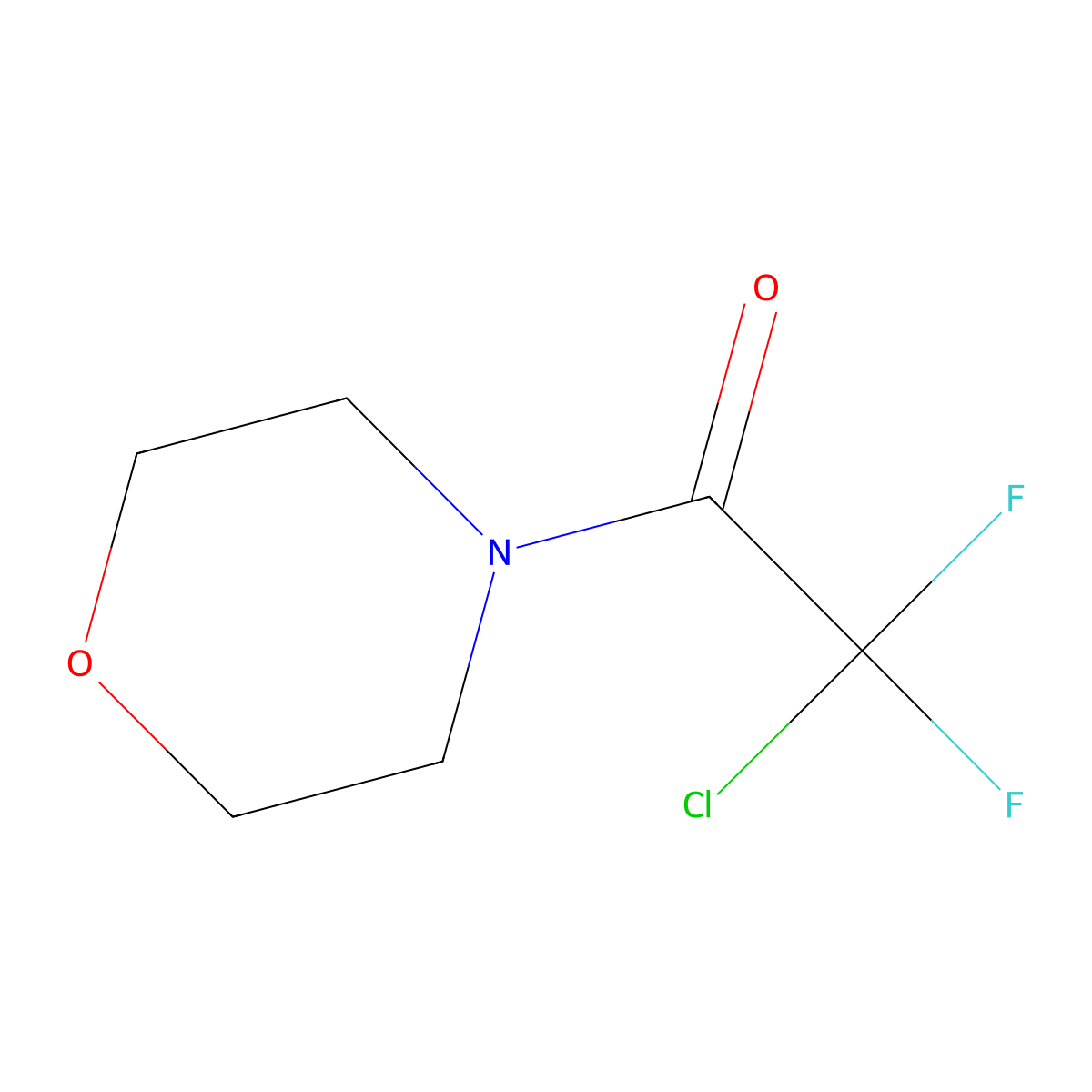 2-Chloro-2,2-difluoro-1-(morpholin-4-yl)ethan-1-one molecular structure, CAS 121412-23-5