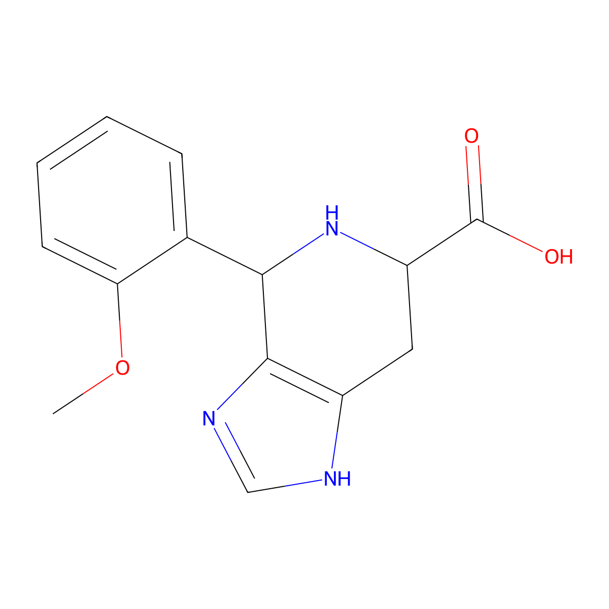4-(2-Methoxyphenyl)-3H,4H,5H,6H,7H-imidazo[4,5-c]pyridine-6-carboxylic acid molecular structure, CAS 1214182-75-8