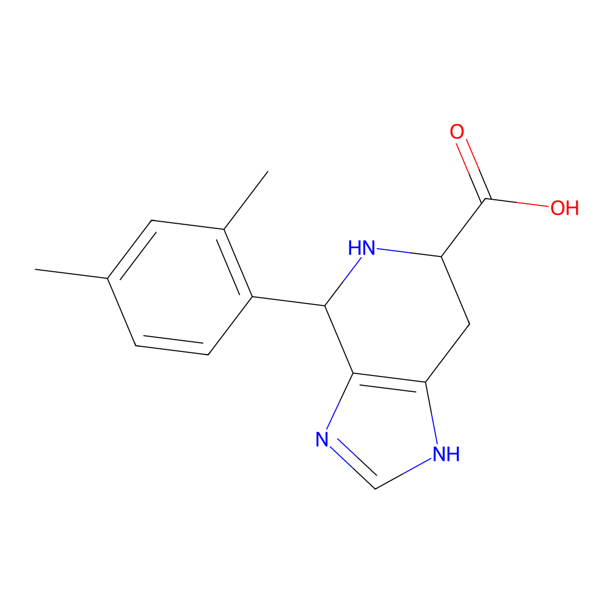 4-(2,4-Dimethylphenyl)-3H,4H,5H,6H,7H-imidazo[4,5-c]pyridine-6-carboxylic acid molecular structure, CAS 1214194-22-5