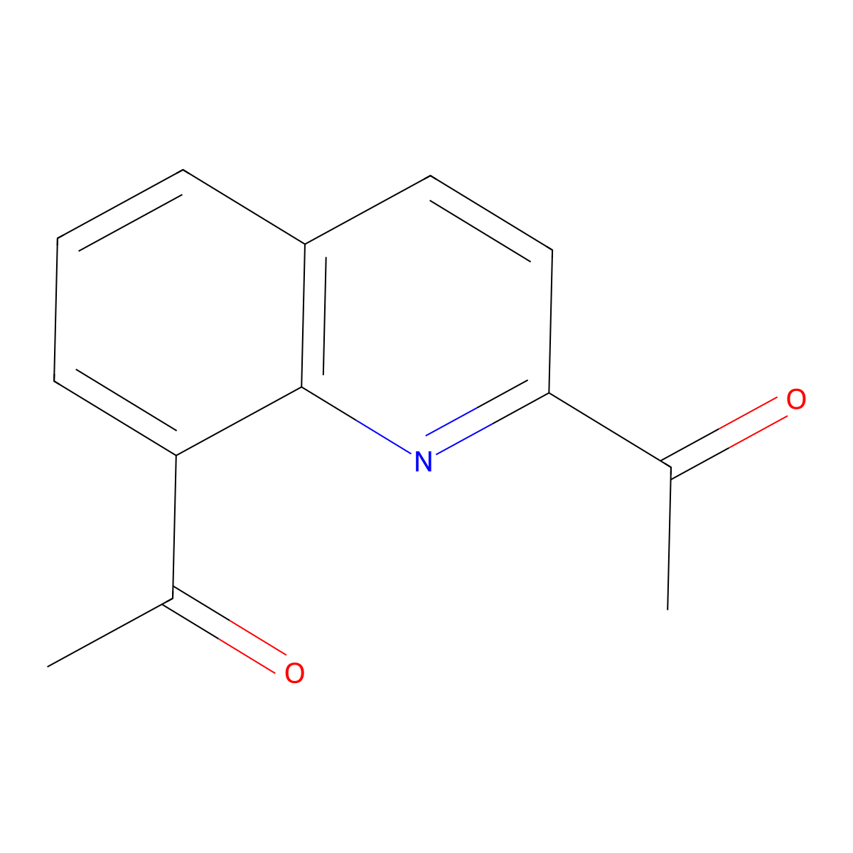 2,8-Diacetylquinoline molecular structure, CAS 1214264-82-0