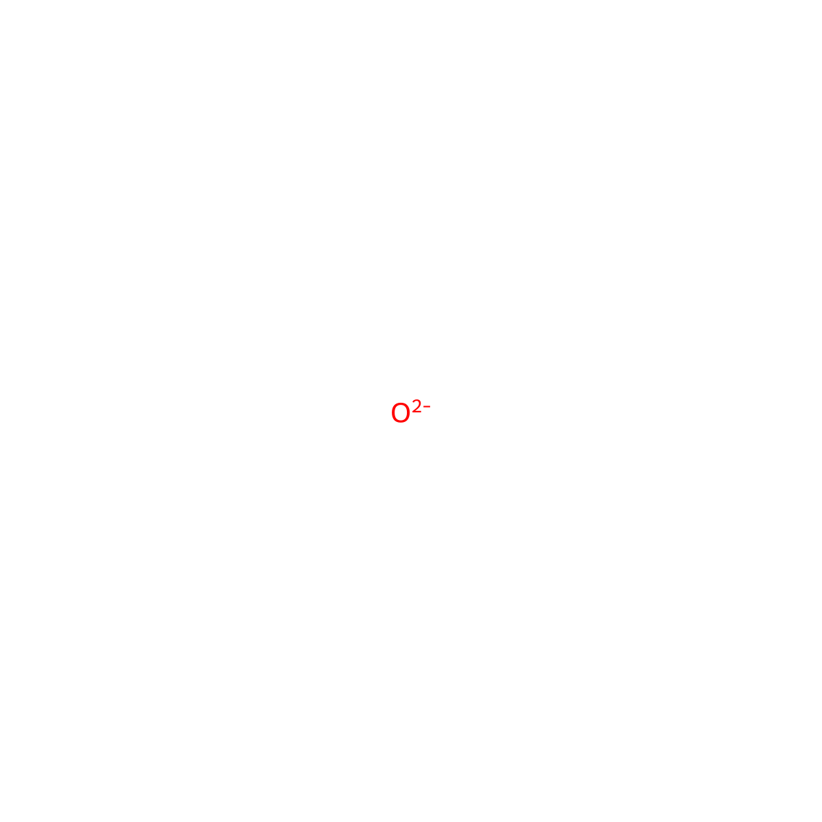 Oxide molecular structure, CAS 12143-18-9