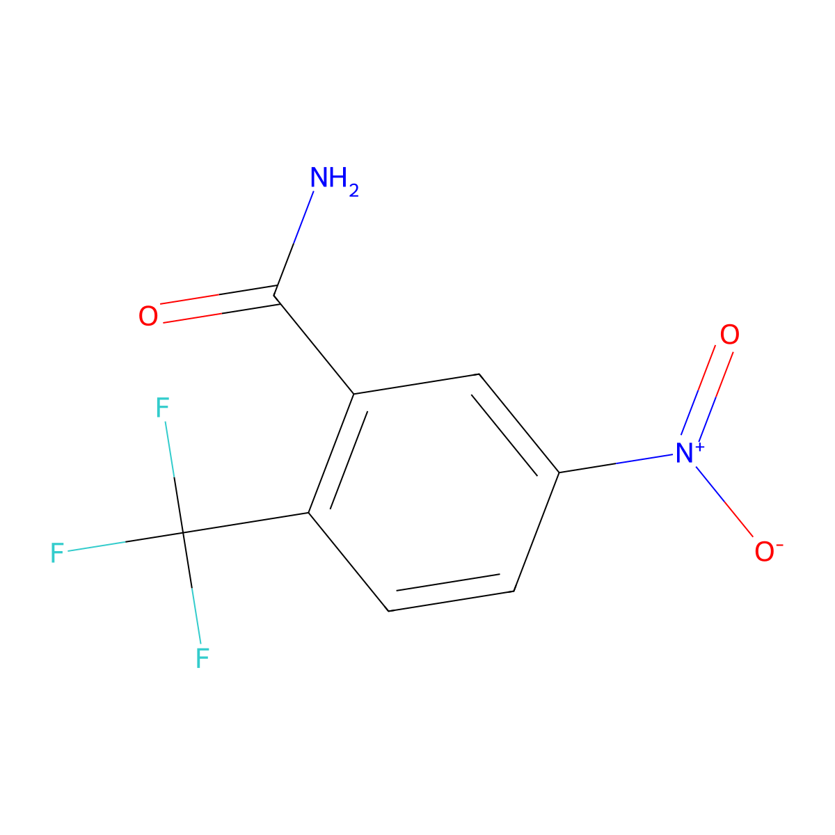 5-Nitro-2-(trifluoromethyl)benzamide molecular structure, CAS 1214323-28-0