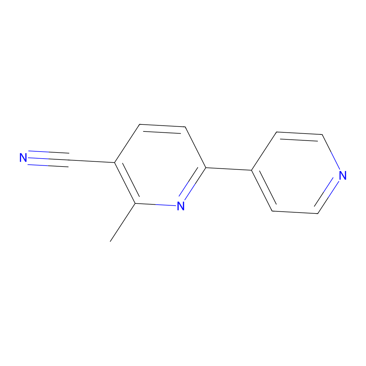 6-Methyl[2,4'-bipyridine]-5-carbonitrile molecular structure, CAS 1214323-33-7