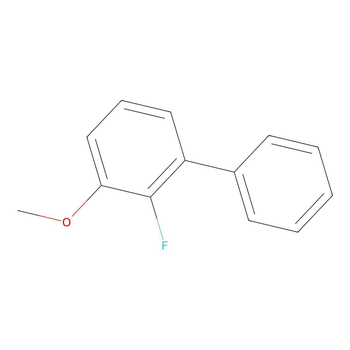 2-Fluoro-1-methoxy-3-phenylbenzene molecular structure, CAS 1214323-41-7