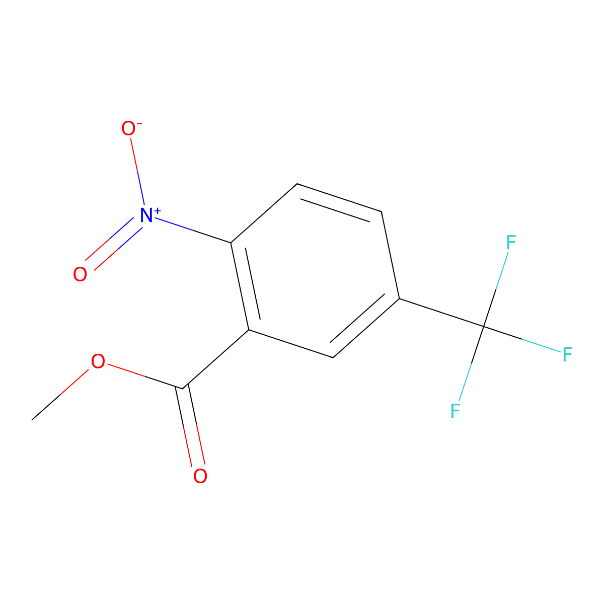 Methyl 2-nitro-5-(trifluoromethyl)benzoate molecular structure, CAS 1214324-86-3