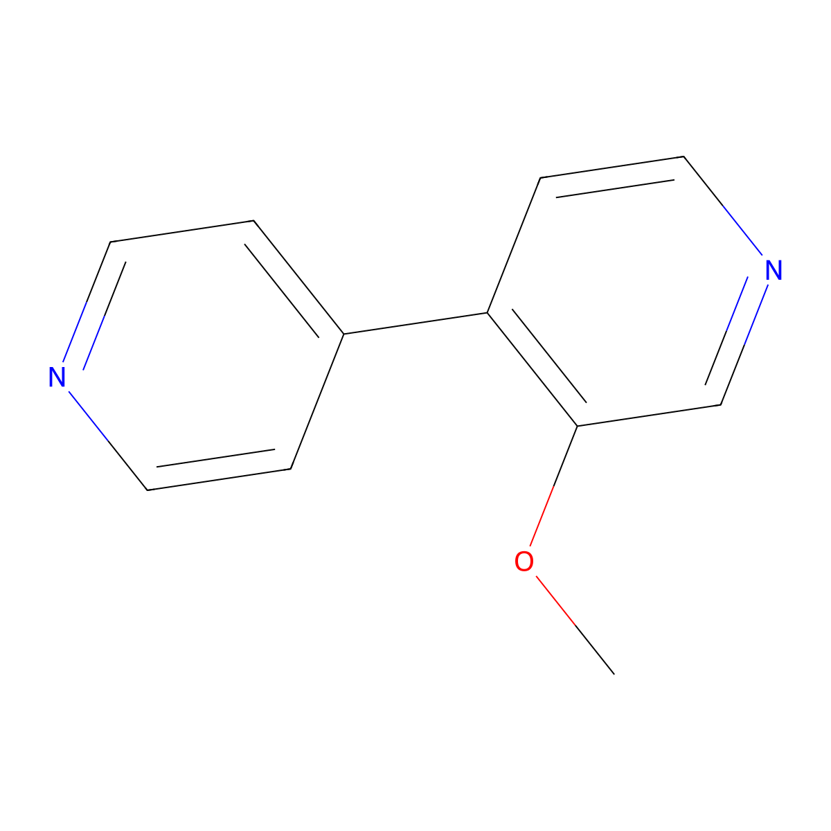 3-Methoxy-4,4'-bipyridine molecular structure, CAS 1214325-92-4