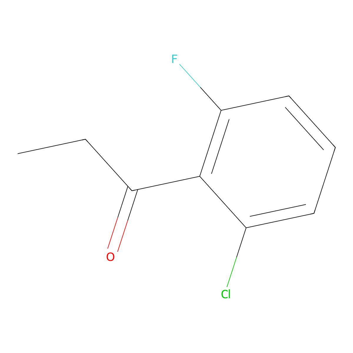1-(2-Chloro-6-fluorophenyl)propan-1-one molecular structure, CAS 1214327-81-7