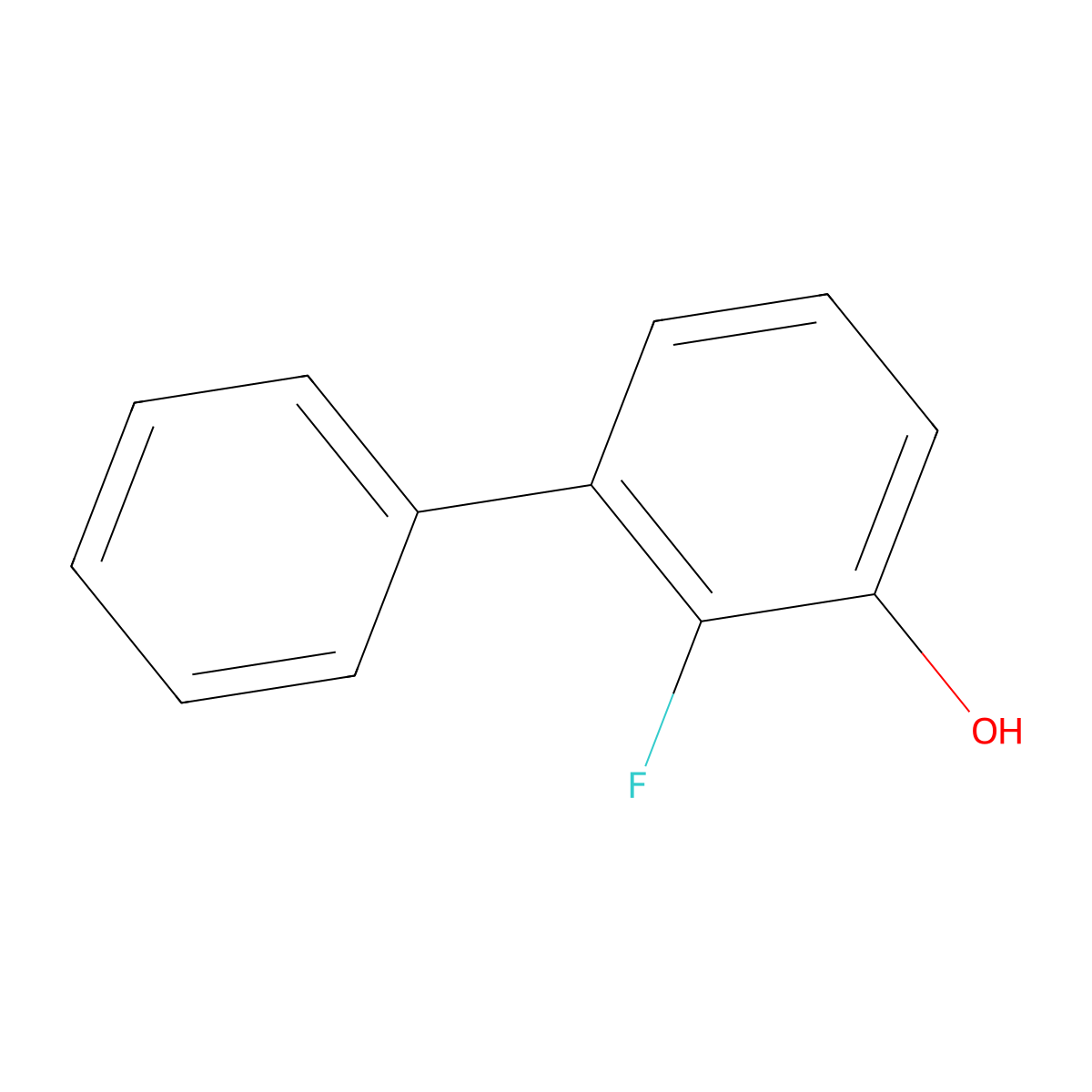 2-Fluoro-[1,1'-biphenyl]-3-ol molecular structure, CAS 1214328-78-5