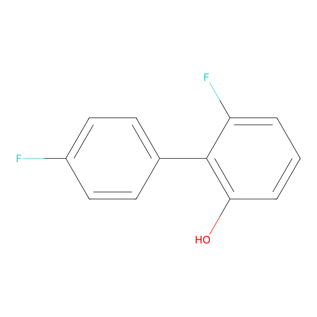 4',6-Difluoro[1,1'-biphenyl]-2-ol molecular structure, CAS 1214328-80-9