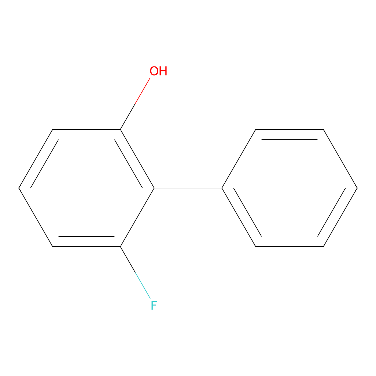 6-Fluoro-[1,1'-biphenyl]-2-ol molecular structure, CAS 1214328-89-8