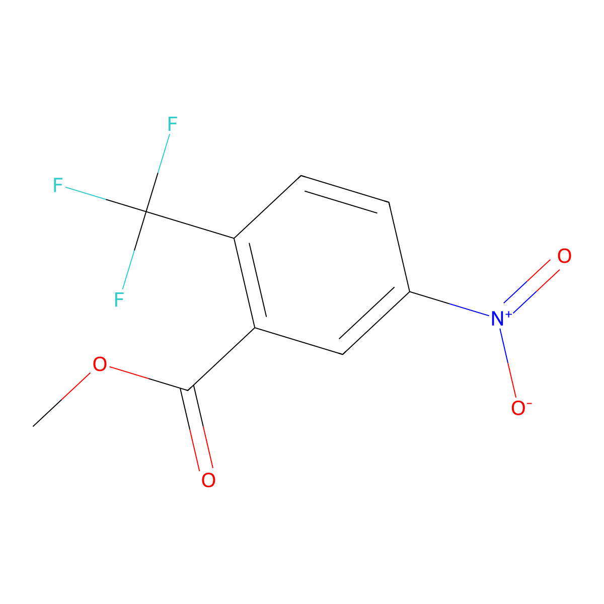 Methyl 5-nitro-2-(trifluoromethyl)benzoate molecular structure, CAS 1214328-90-1