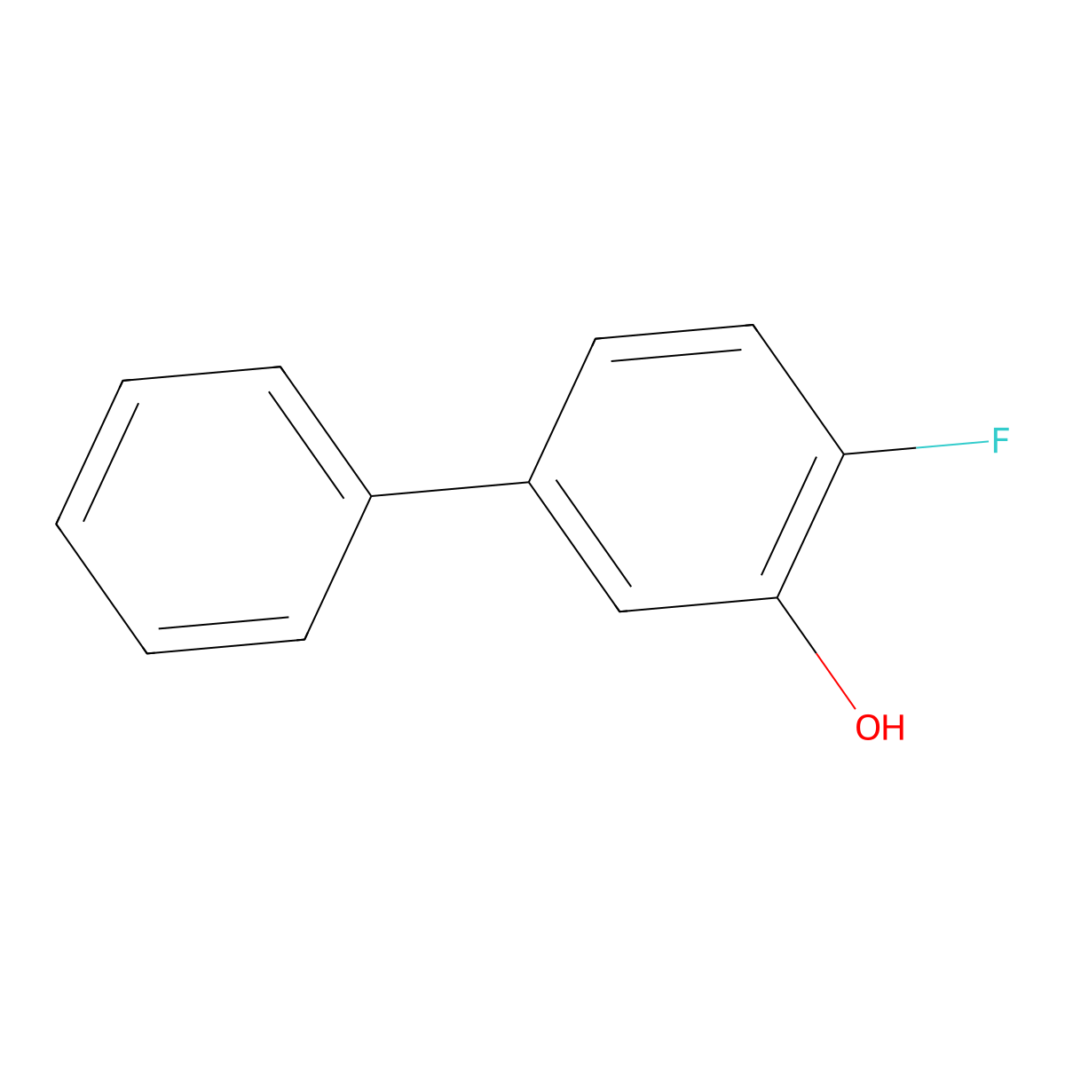 2-Fluoro-5-phenylphenol molecular structure, CAS 1214328-95-6