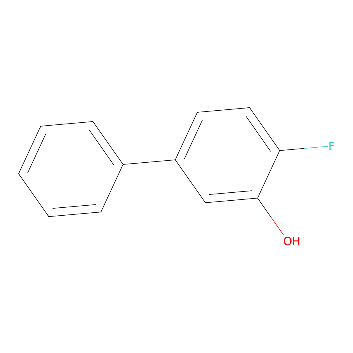 2-Fluoro-5-phenylphenol molecular structure, CAS 1214328-95-6