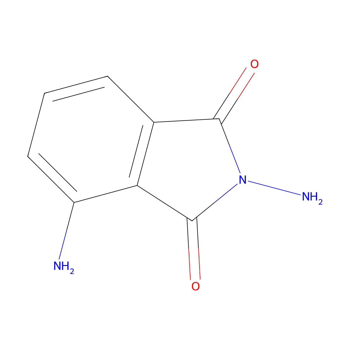2,4-Diaminoisoindole-1,3-dione molecular structure, CAS 121433-36-1