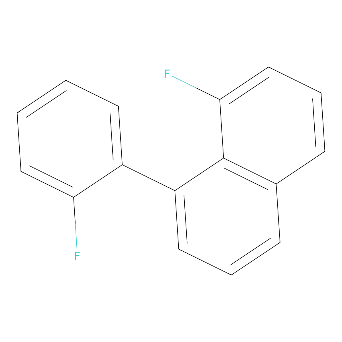 1-Fluoro-8-(2-fluorophenyl)naphthalene molecular structure, CAS 1214330-18-3