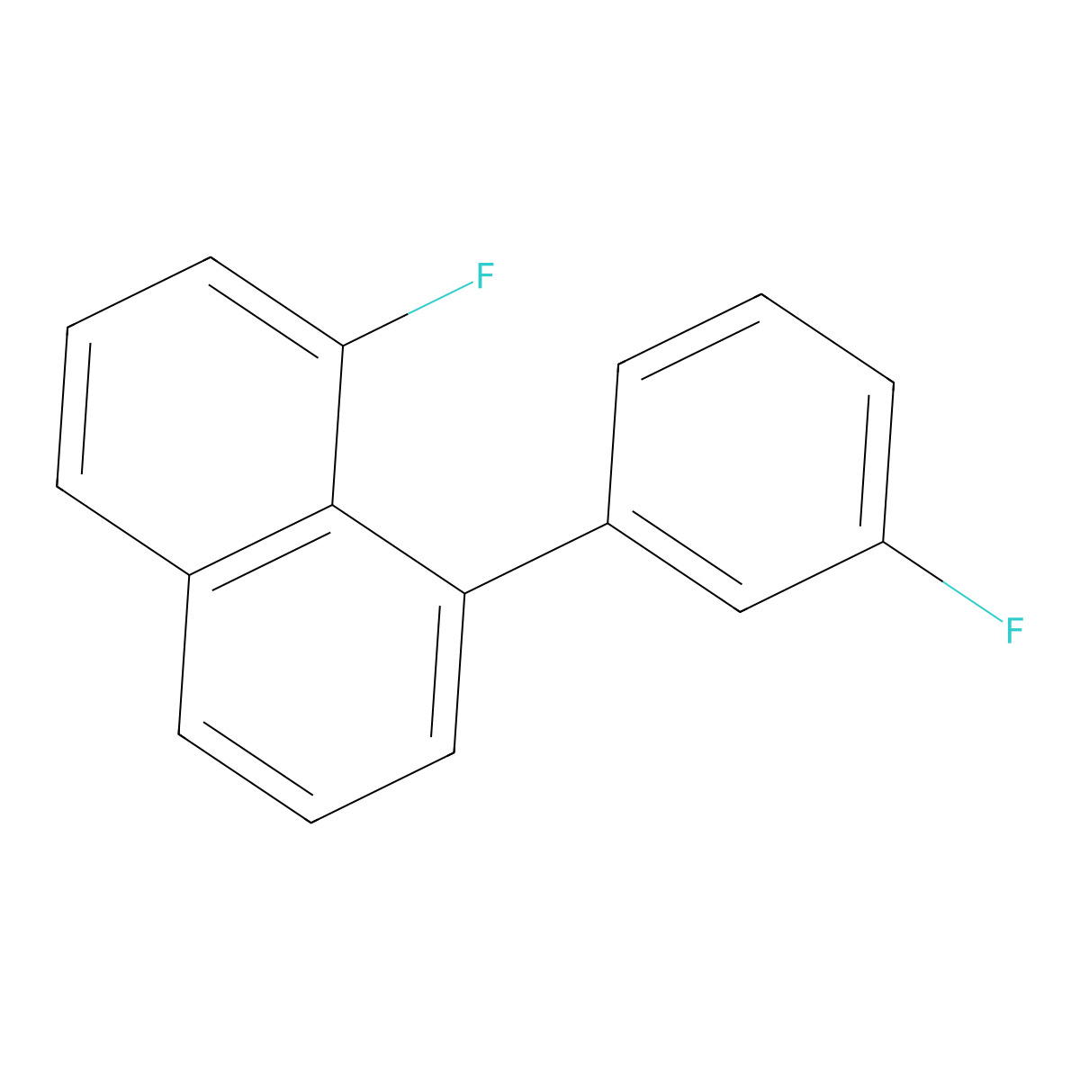 1-Fluoro-8-(3-fluorophenyl)naphthalene molecular structure, CAS 1214330-19-4