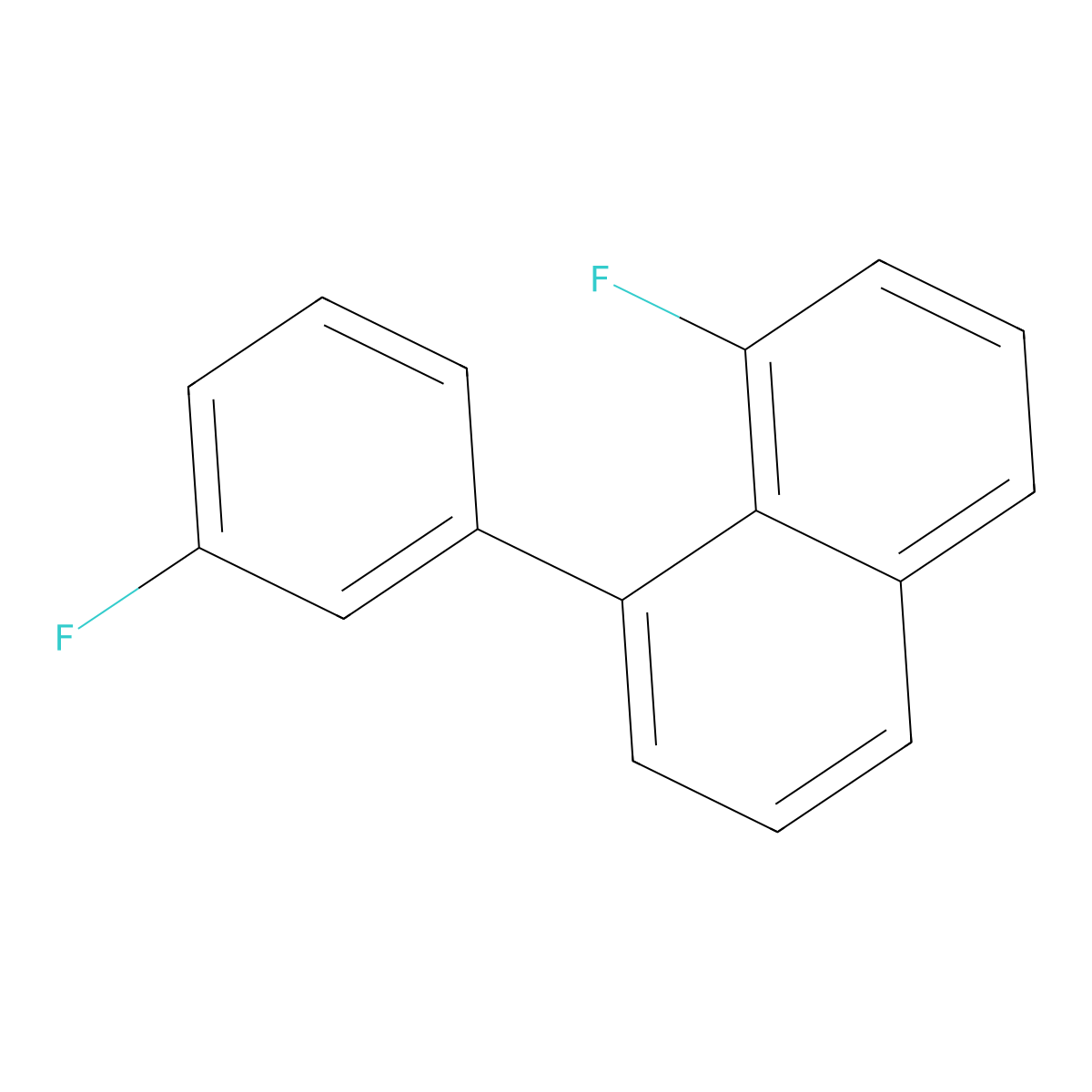1-Fluoro-8-(3-fluorophenyl)naphthalene molecular structure, CAS 1214330-19-4