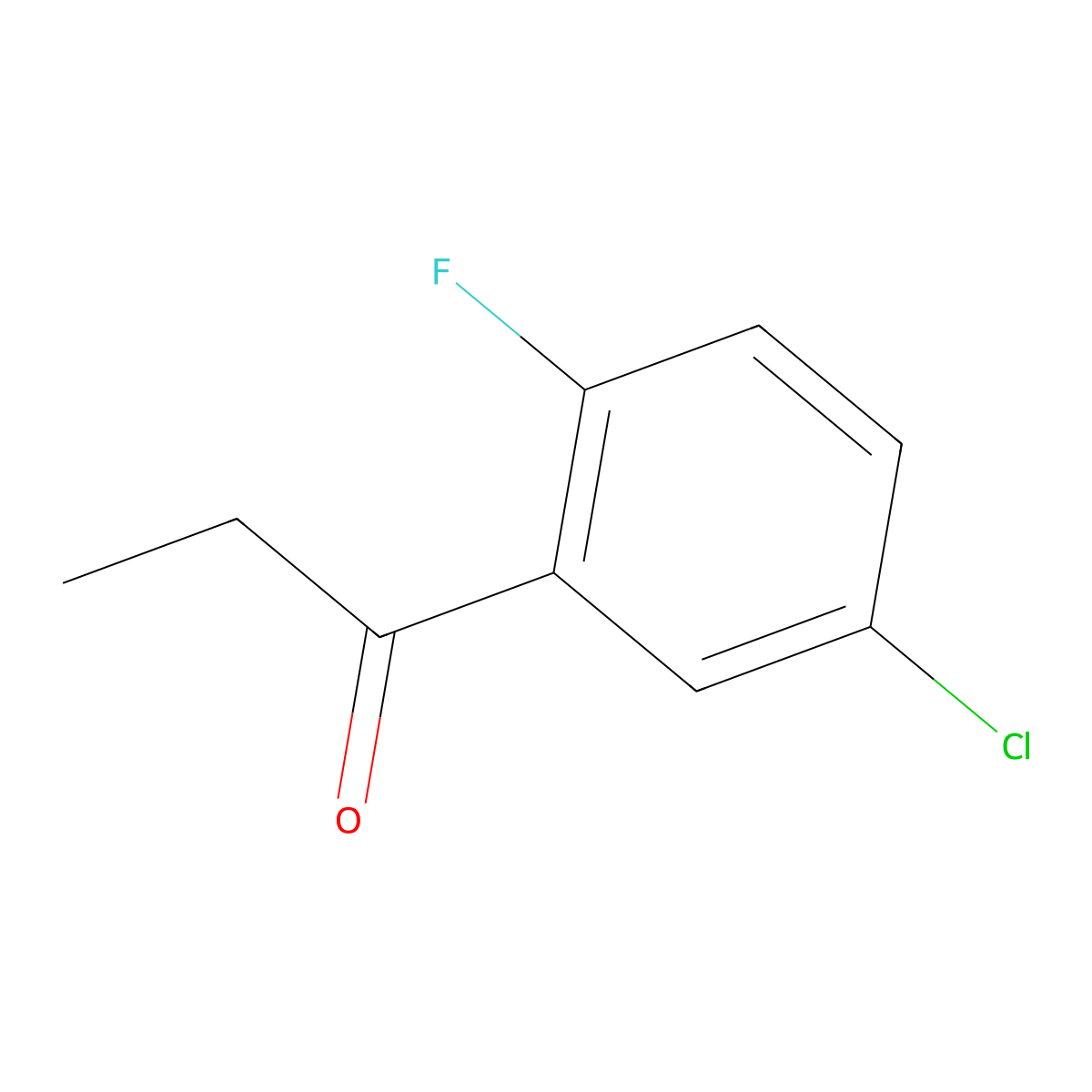 1-(5-Chloro-2-fluorophenyl)-1-propanone molecular structure, CAS 1214331-16-4