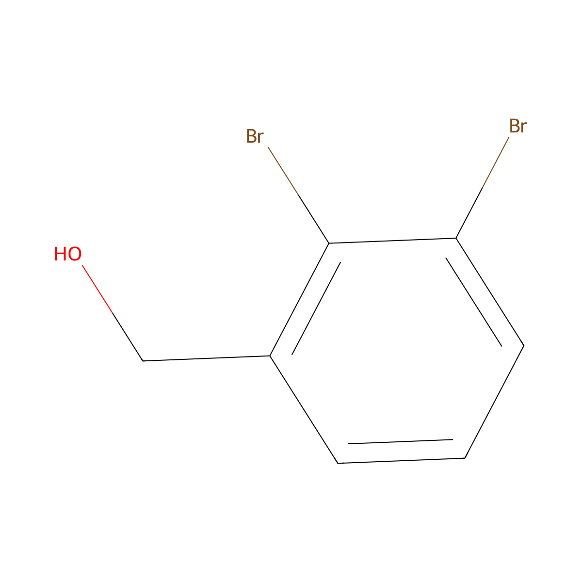(2,3-Dibromophenyl)methanol molecular structure, CAS 1214331-37-9