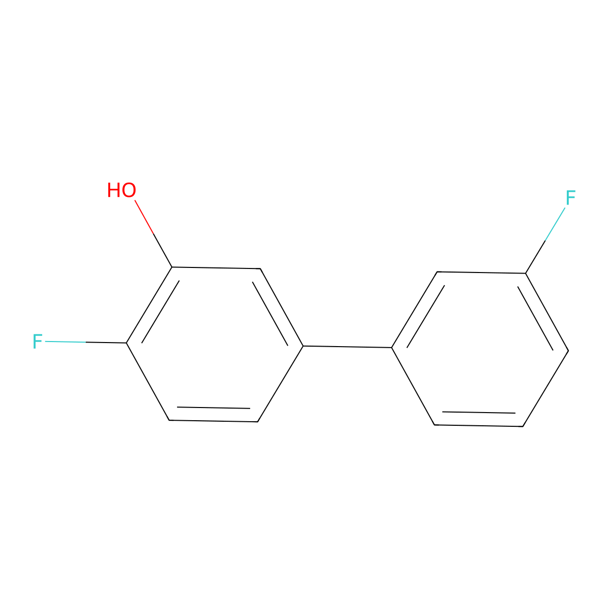 3',4-Difluoro[1,1'-biphenyl]-3-ol molecular structure, CAS 1214331-38-0