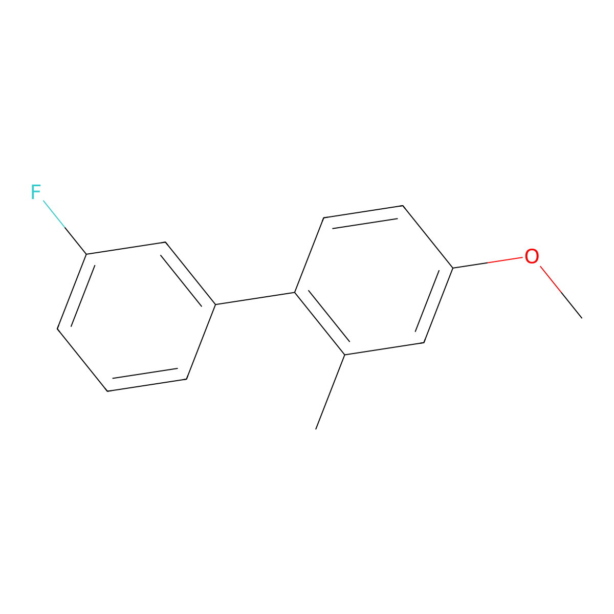 1-(3-Fluorophenyl)-4-methoxy-2-methylbenzene molecular structure, CAS 1214331-71-1