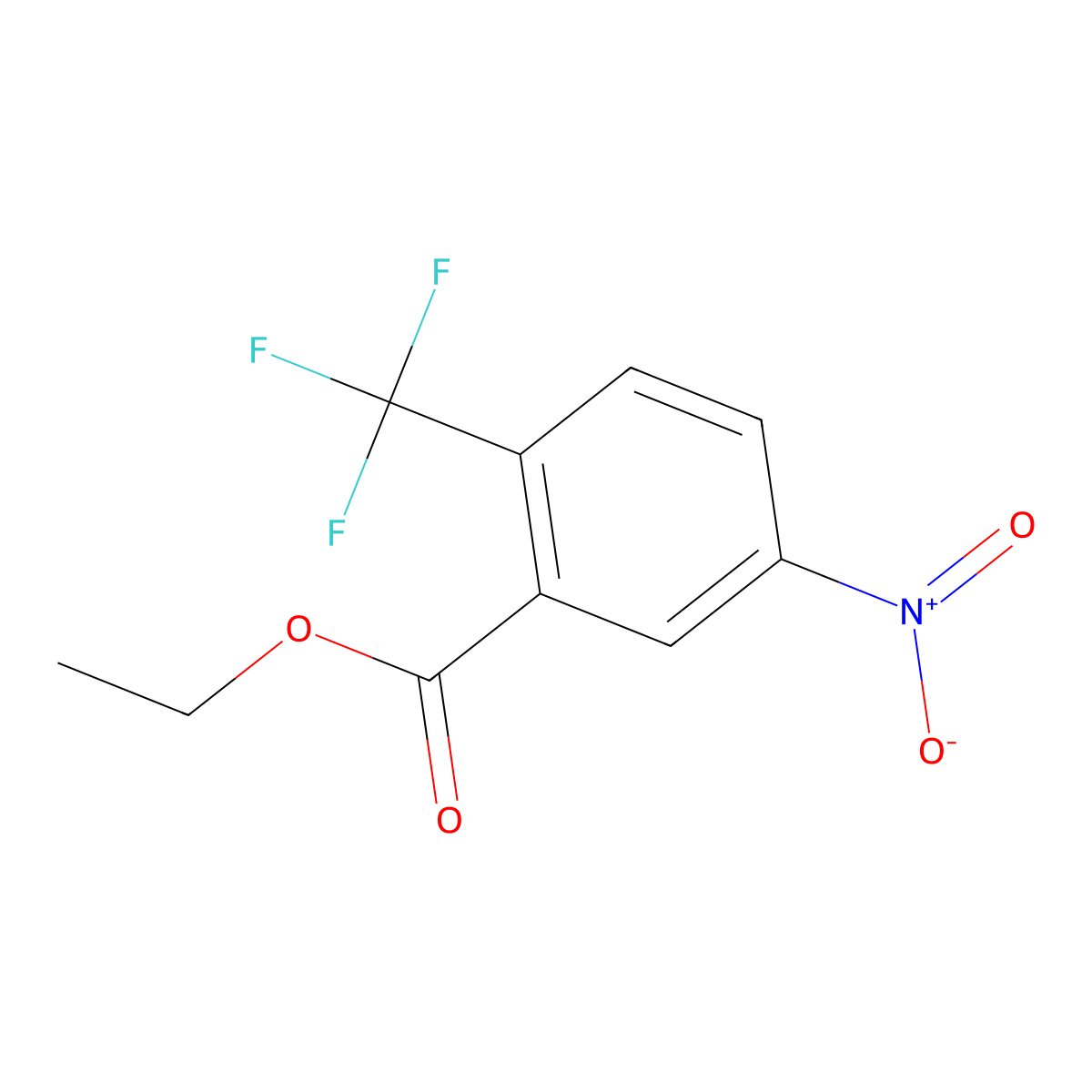 Ethyl 5-nitro-2-(trifluoromethyl)benzoate molecular structure, CAS 1214332-64-5