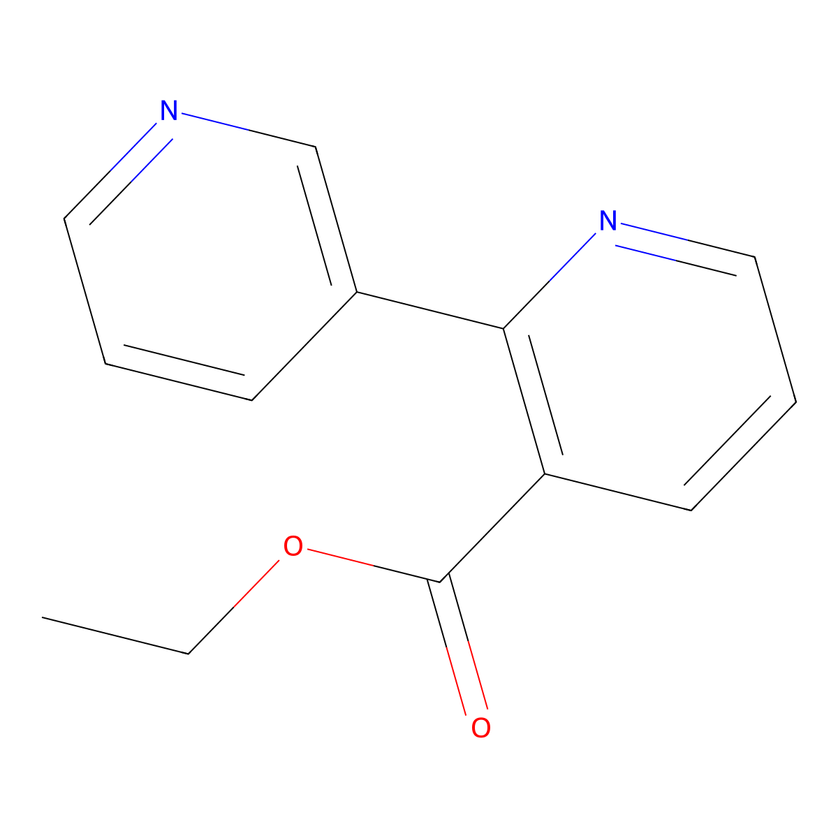 Ethyl [2,3'-bipyridine]-3-carboxylate molecular structure, CAS 1214336-58-9