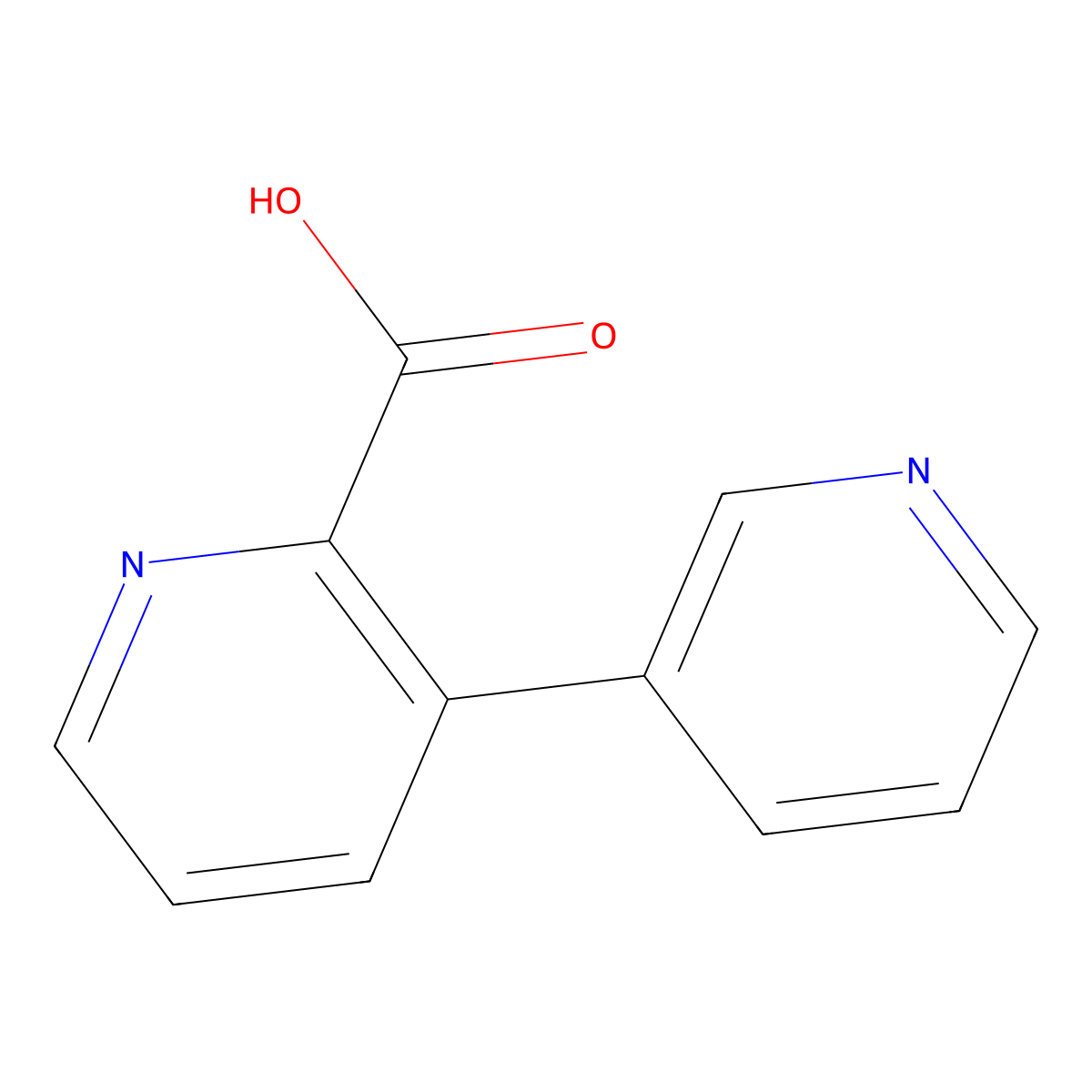 [3,3'-Bipyridine]-2-carboxylic acid molecular structure, CAS 1214339-81-7