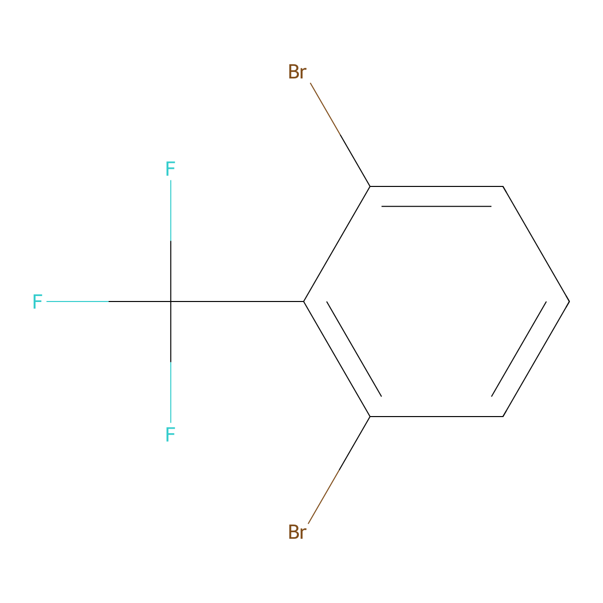 1,3-Dibromo-2-(trifluoromethyl)benzene molecular structure, CAS 1214340-55-2