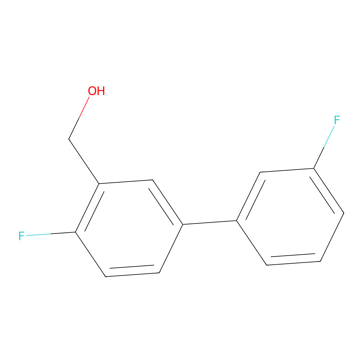 (3',4-Difluorobiphenyl-3-yl)methanol molecular structure, CAS 1214340-65-4