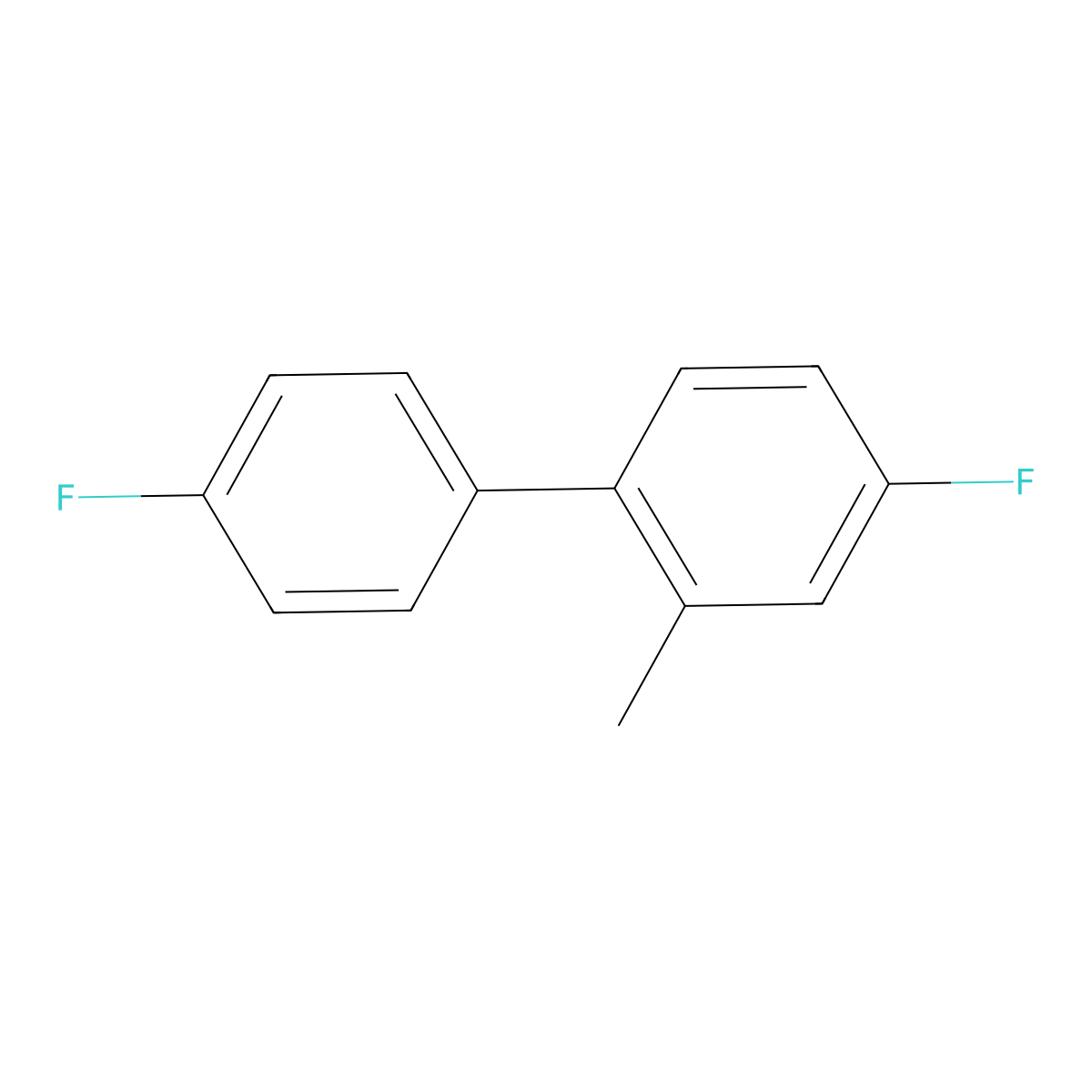 4-Fluoro-1-(4-fluorophenyl)-2-methylbenzene molecular structure, CAS 1214341-18-0
