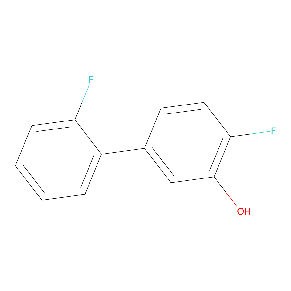 2',4-Difluoro-[1,1'-biphenyl]-3-ol molecular structure, CAS 1214341-66-8