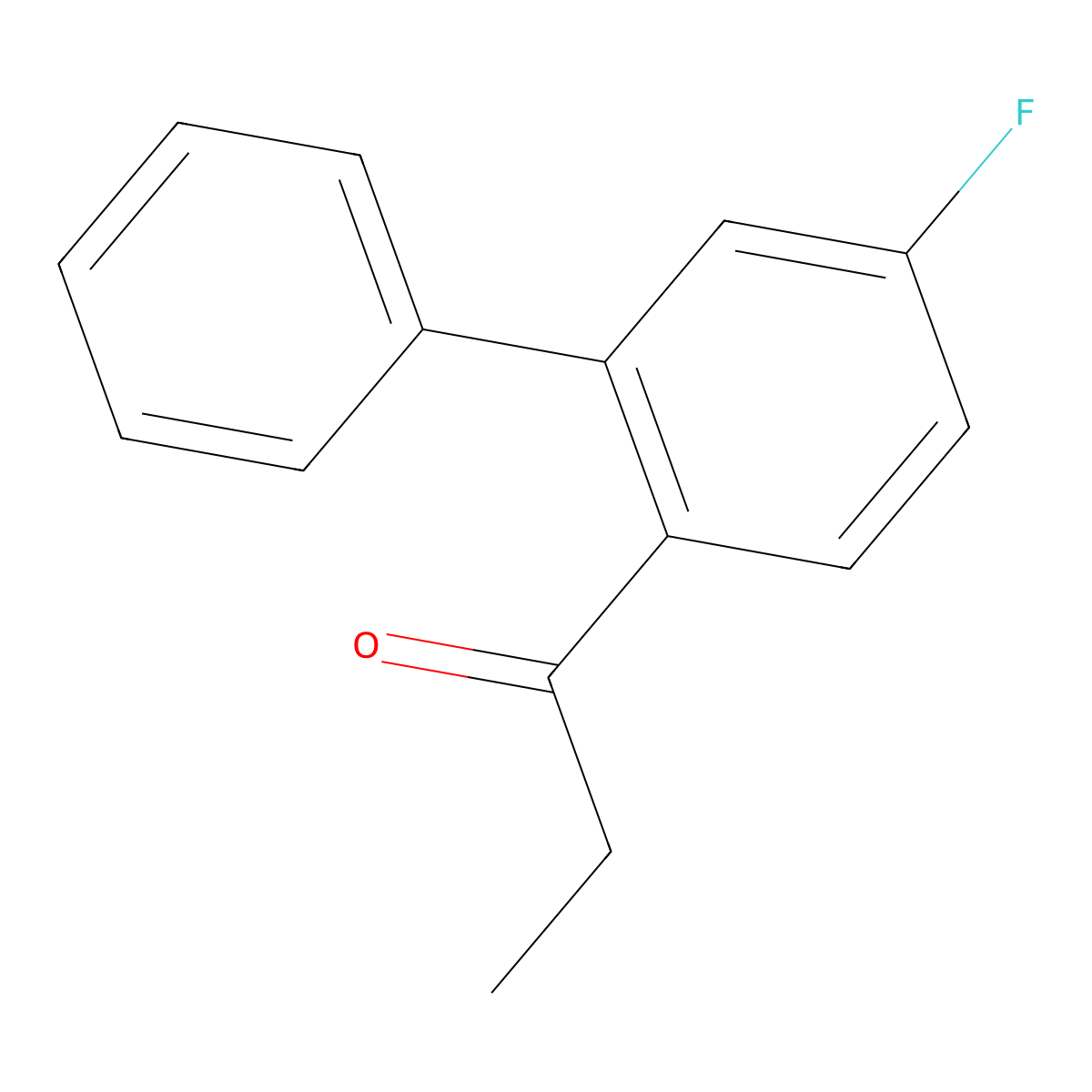1-(4-Fluoro-2-phenylphenyl)propan-1-one molecular structure, CAS 1214342-71-8