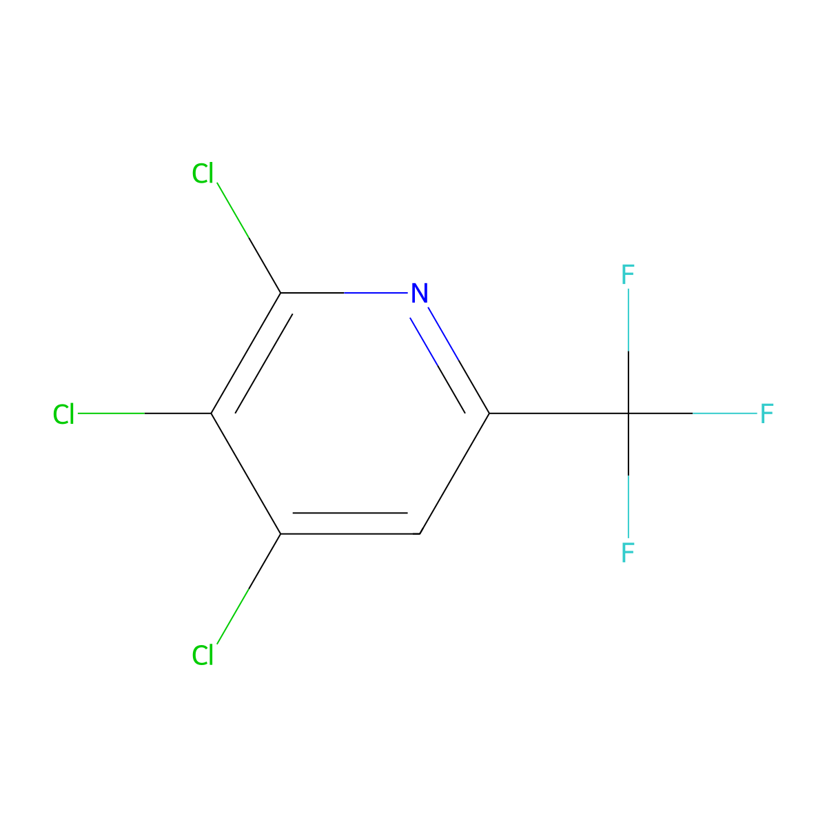 2,3,4-Trichloro-6-(trifluoromethyl)pyridine molecular structure, CAS 1214344-06-5
