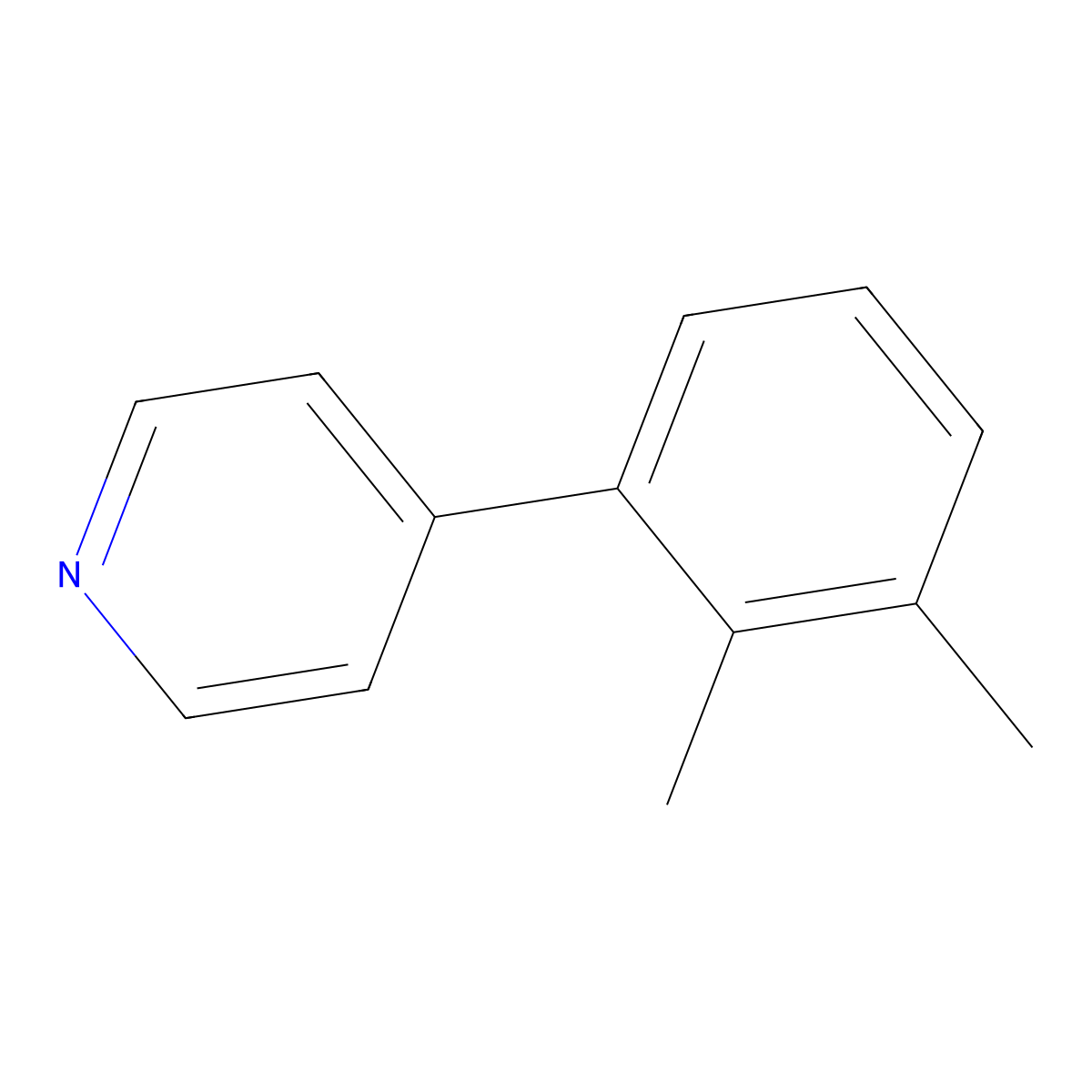 4-(2,3-Dimethylphenyl)pyridine molecular structure, CAS 1214344-14-5