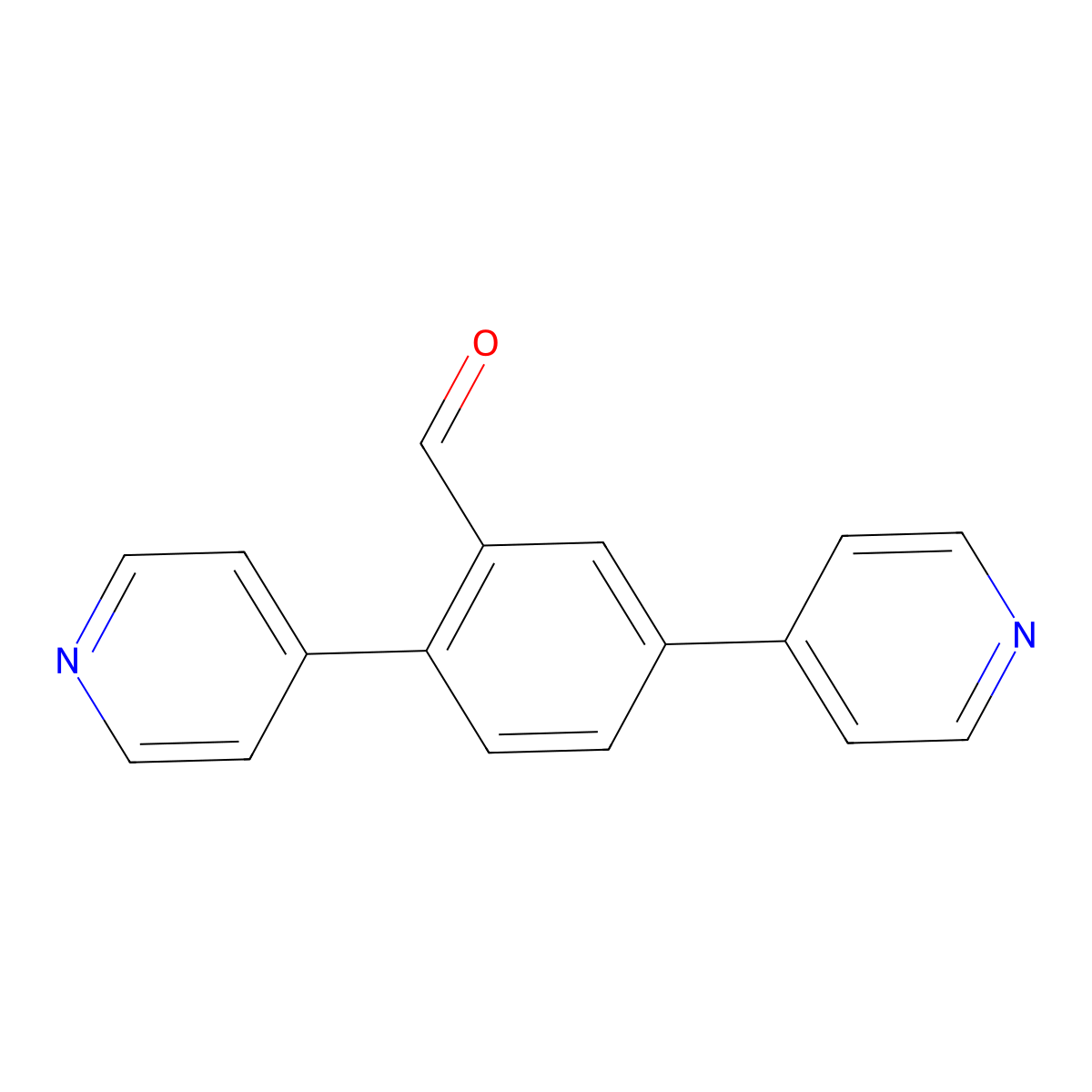2,5-Di(pyridin-4-yl)benzaldehyde molecular structure, CAS 1214344-98-5