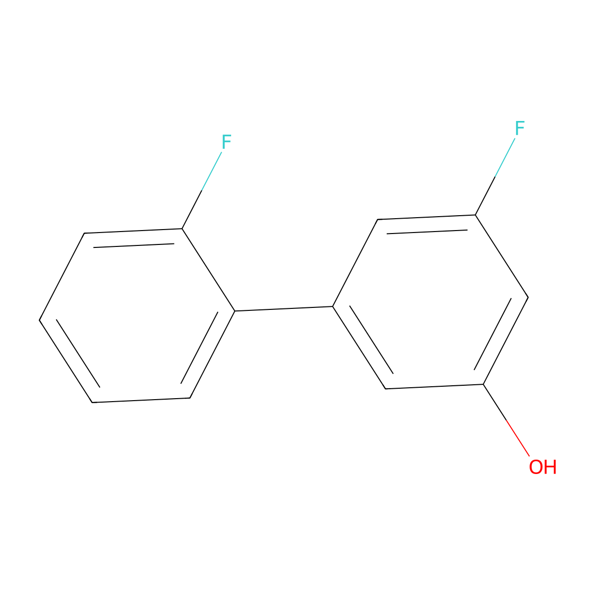 2',5-Difluoro-[1,1'-biphenyl]-3-ol molecular structure, CAS 1214345-59-1