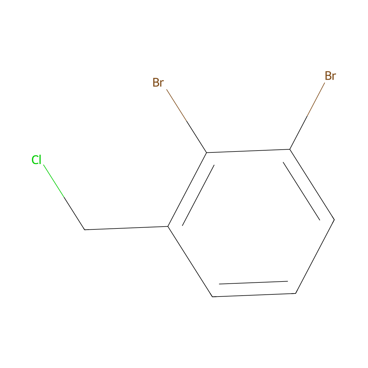 1,2-Dibromo-3-(chloromethyl)benzene molecular structure, CAS 1214345-85-3