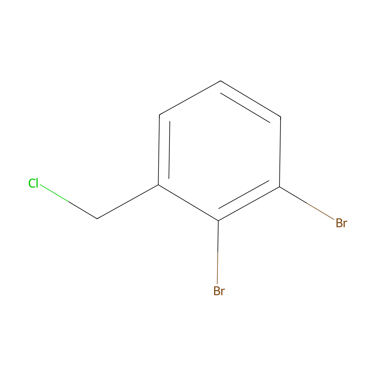 1,2-Dibromo-3-(chloromethyl)benzene molecular structure, CAS 1214345-85-3