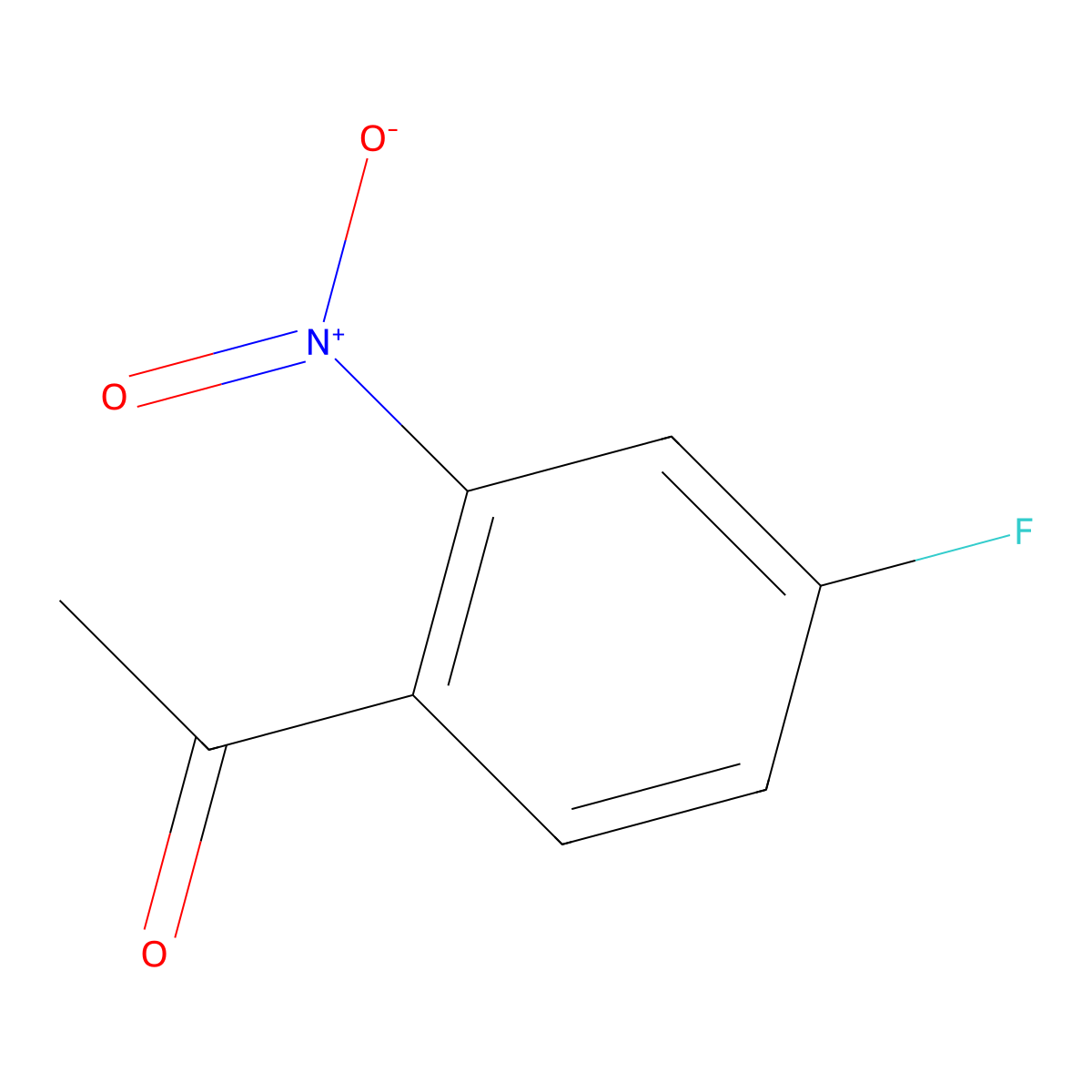 1-(4-Fluoro-2-nitrophenyl)ethan-1-one molecular structure, CAS 1214346-44-7