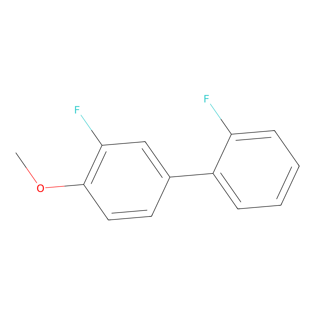 2,3'-Difluoro-4'-methoxy-1,1'-biphenyl molecular structure, CAS 1214346-53-8