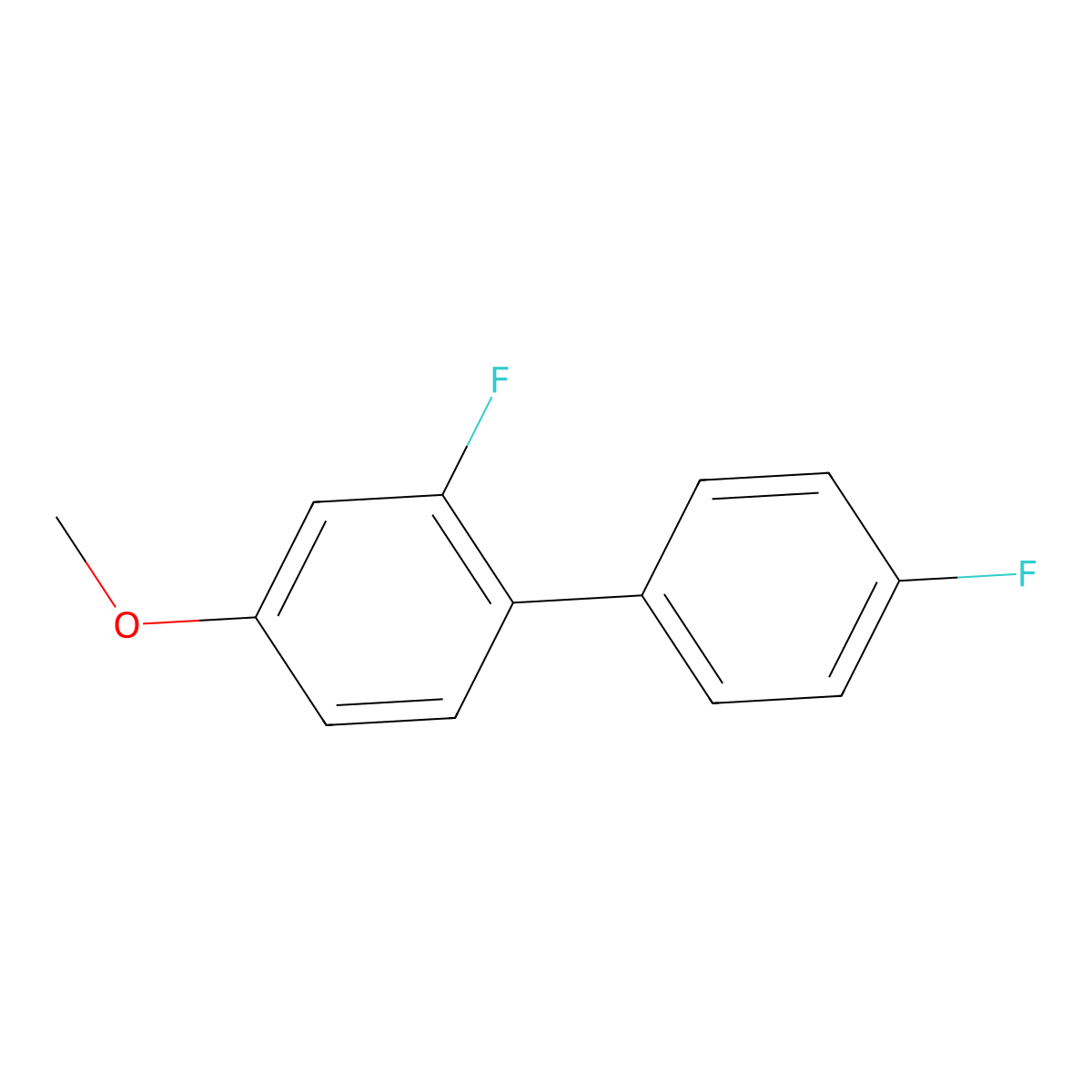 2,4'-Difluoro-4-methoxybiphenyl molecular structure, CAS 1214346-71-0