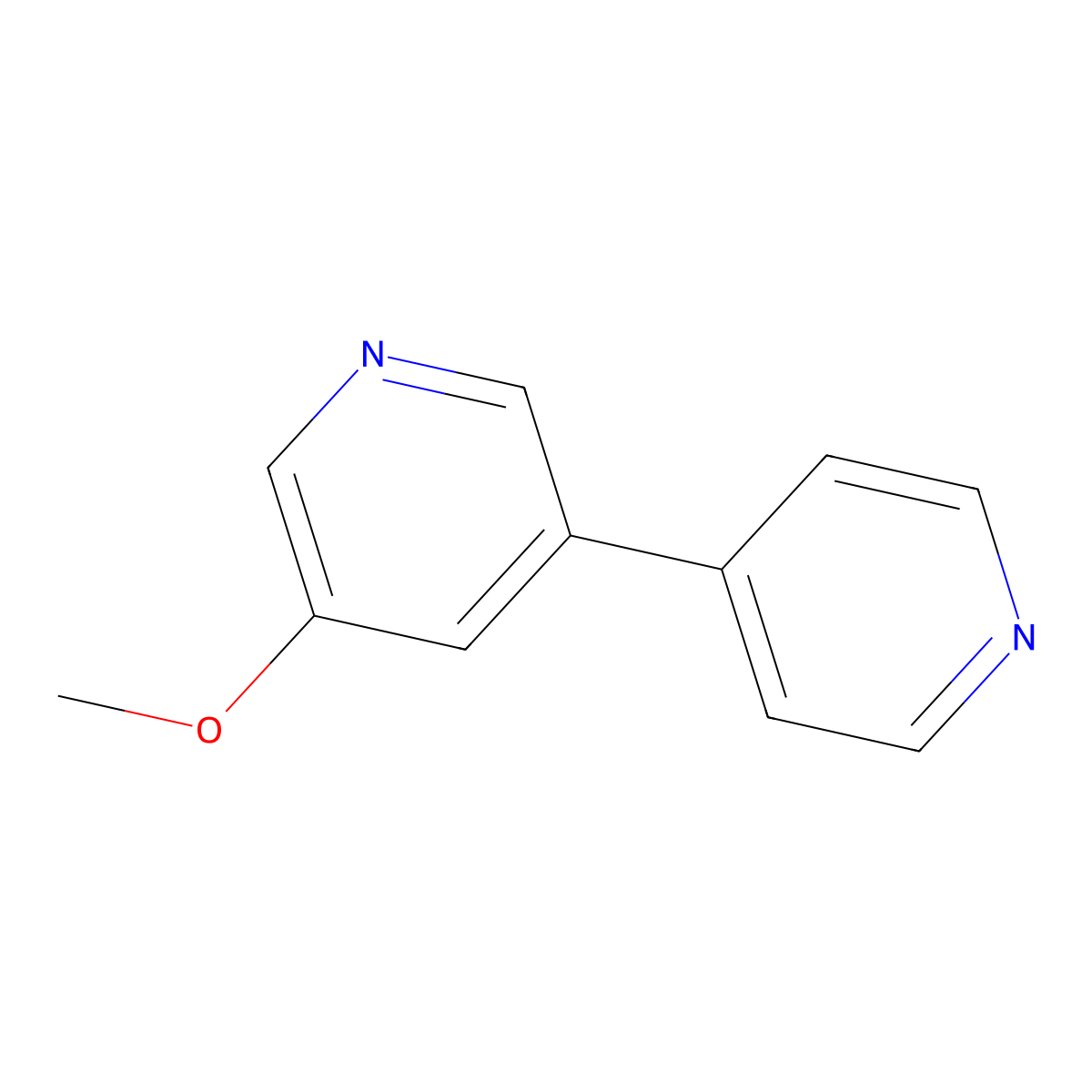 3-Methoxy-5-pyridin-4-ylpyridine molecular structure, CAS 1214347-56-4