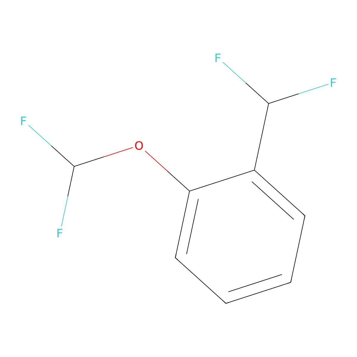 1-(Difluoromethoxy)-2-(difluoromethyl)benzene molecular structure, CAS 1214350-08-9