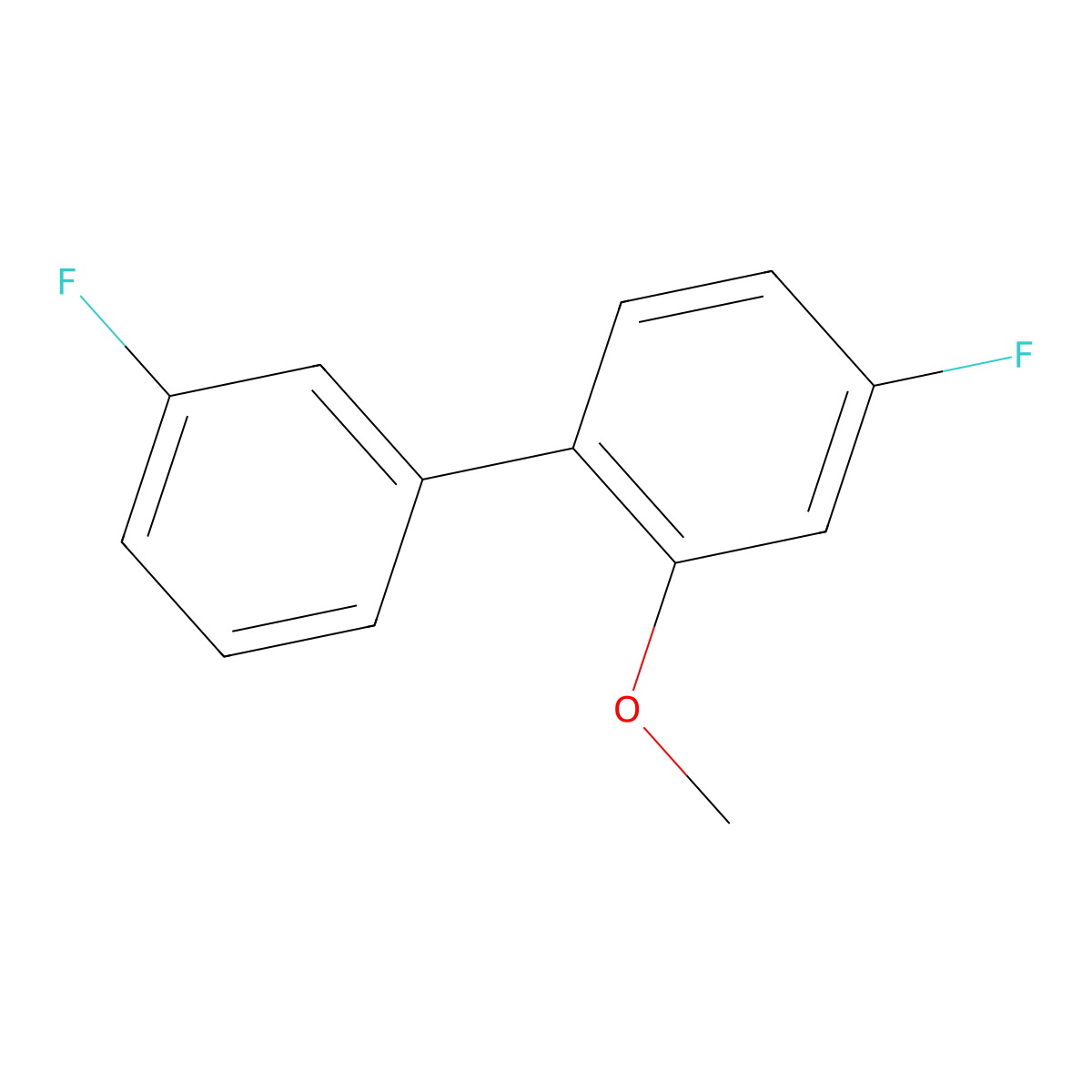3',4-Difluoro-2-methoxy-1,1'-biphenyl molecular structure, CAS 1214350-71-6