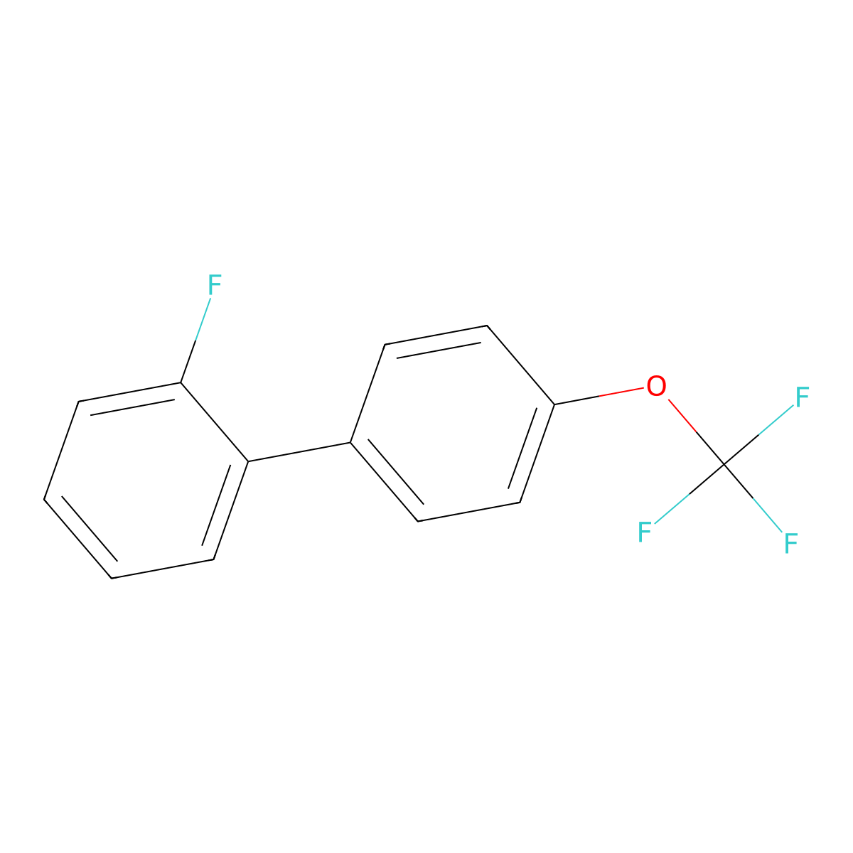 2-Fluoro-4'-(trifluoromethoxy)biphenyl molecular structure, CAS 1214352-19-8