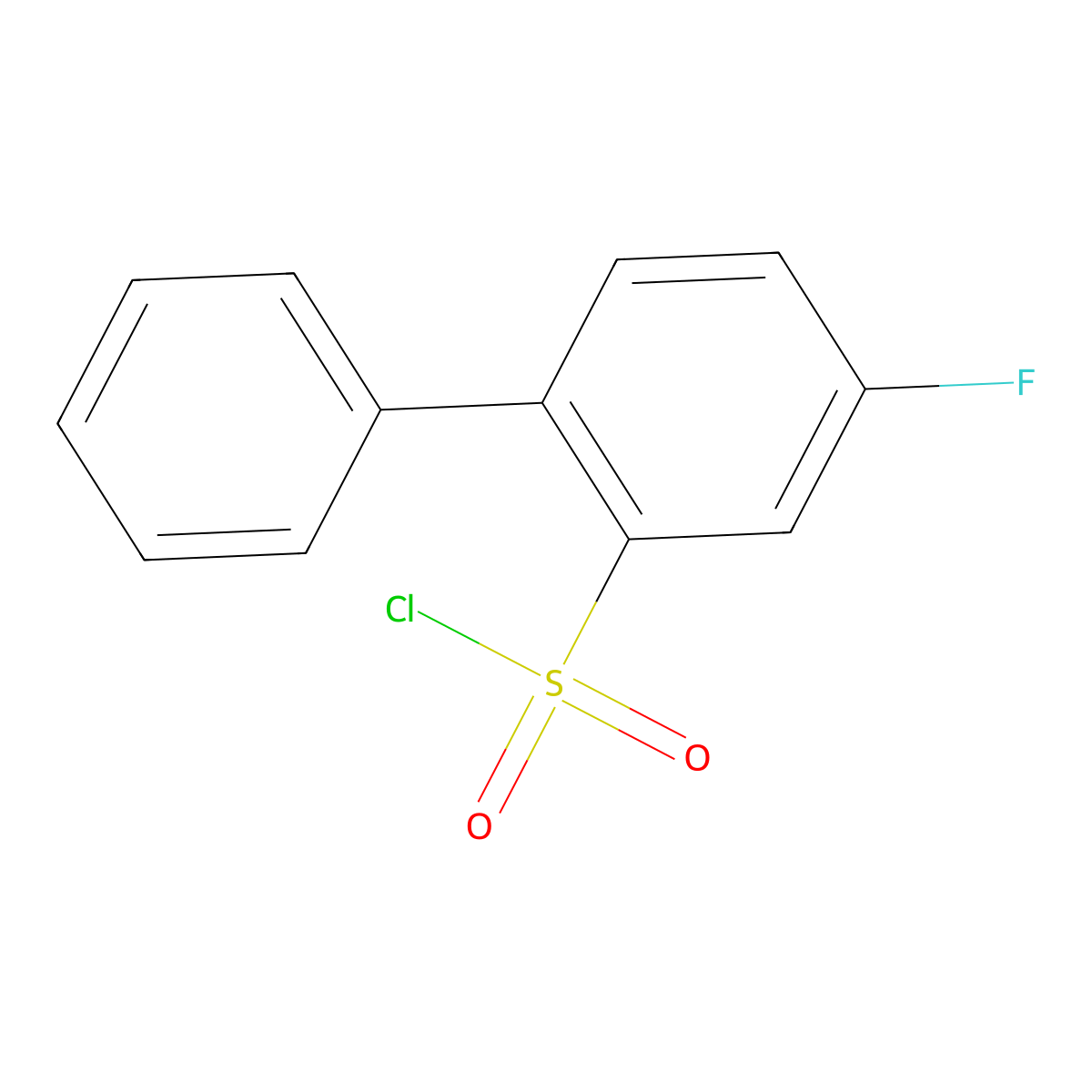4-Fluorobiphenylsulfonyl Chloride molecular structure, CAS 1214353-58-8