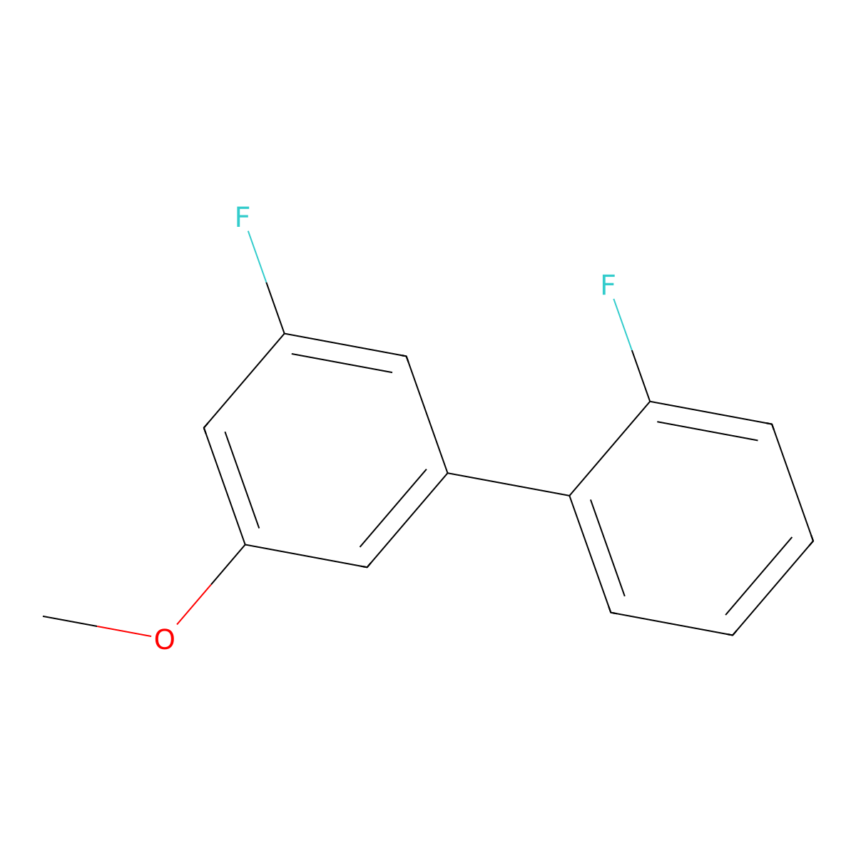 2,3'-Difluoro-5'-methoxy-1,1'-biphenyl molecular structure, CAS 1214355-29-9